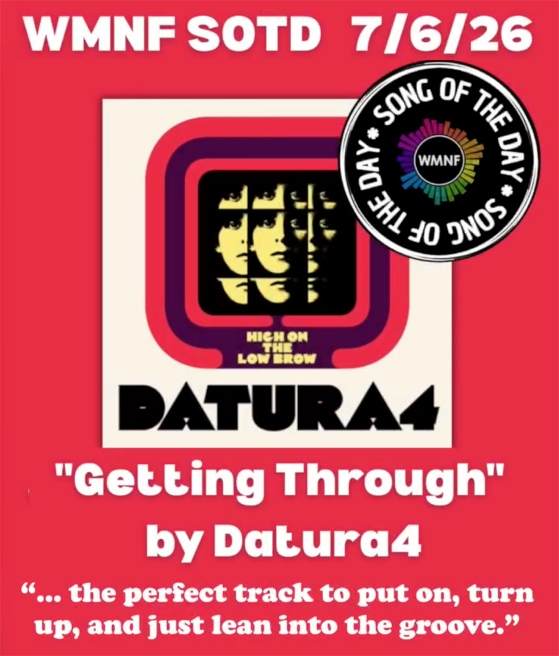 WMNF885 in Tampa is featuring Datura4's 