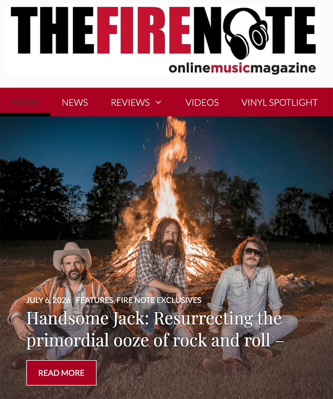 Great interview/feature with Handsome Jack's Jamison Passuite via The Fire Note